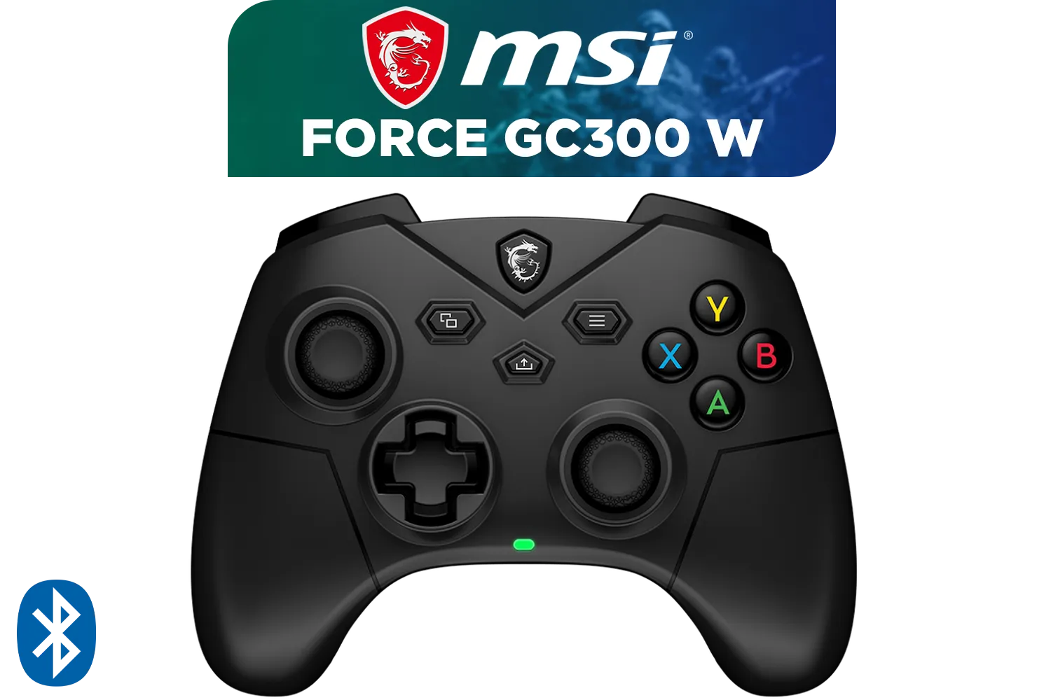 FORCE GC300 Wireless Gaming Controller Black