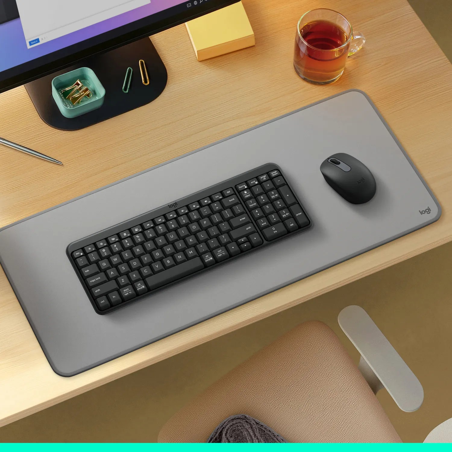Logitech K250 Compact Bluetooth Wireless Keyboard – Long Battery Life • Durable • Full-Size Spill-Resistant Design