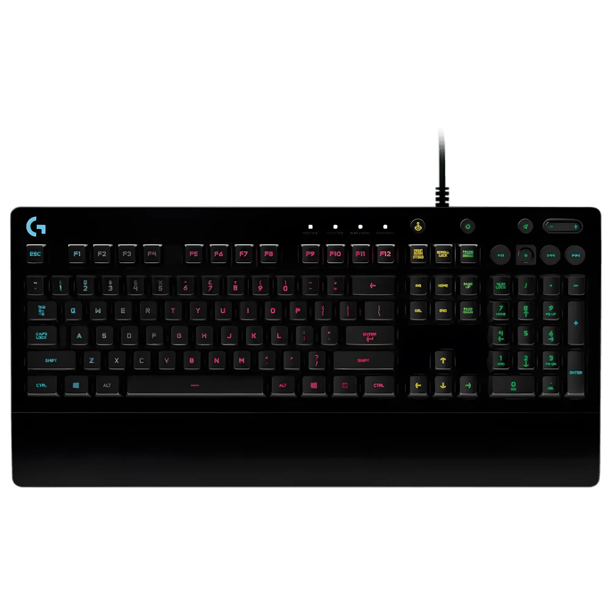 Logitech G213 Gaming Keyboard – RGB Lighting • Spill-Resistant • Media Controls • Durable Design