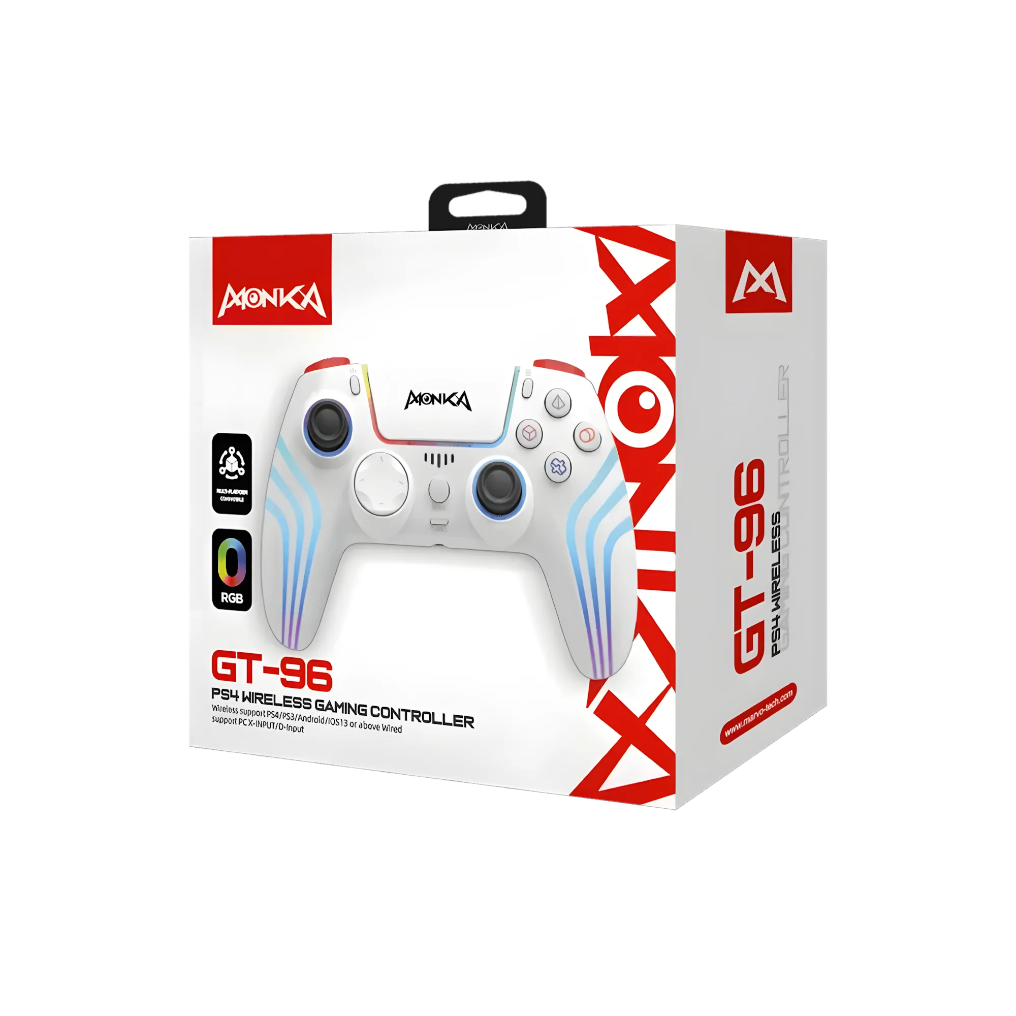 MARVO Monka Contra Wireless Gaming Controller for PS4